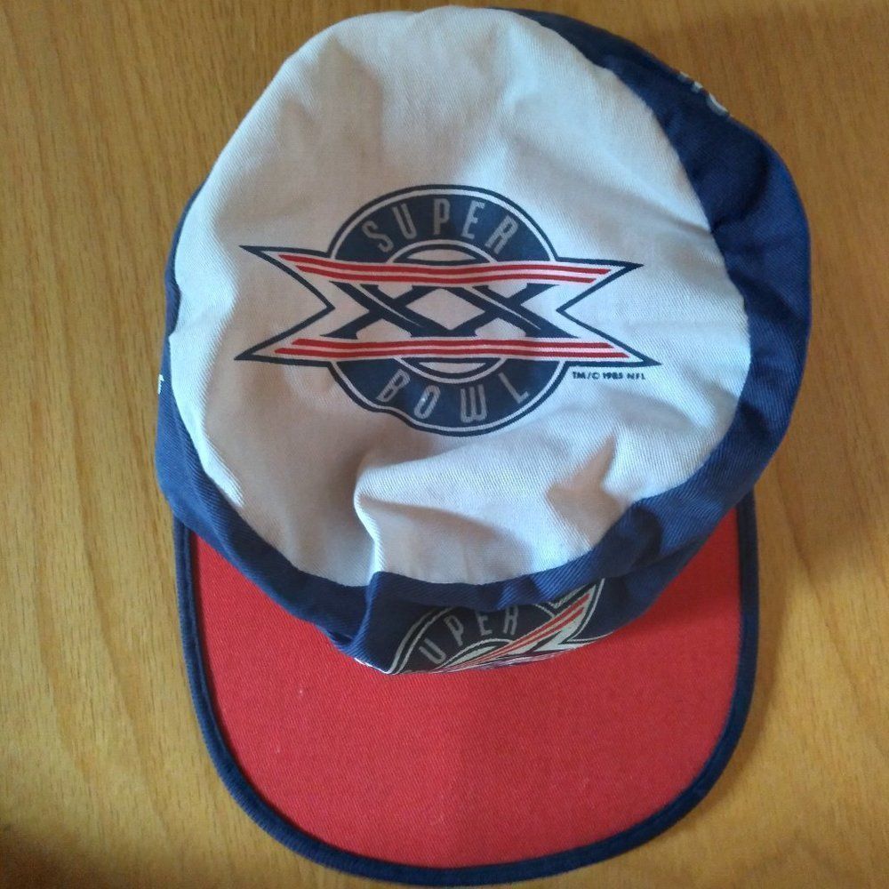 Vintage Super Bowl 20 Nfl Painters Hat Cap